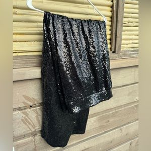Plus Size Sparkly Black Pants